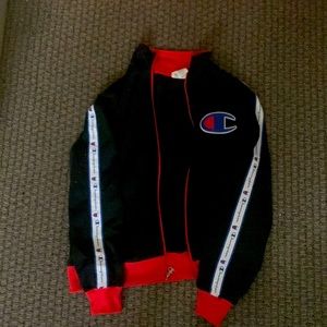 Champion zip up jacket, medium size
